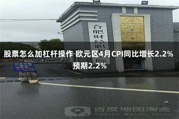 股票怎么加杠杆操作 欧元区4月CPI同比增长2.2% 预期2.2%